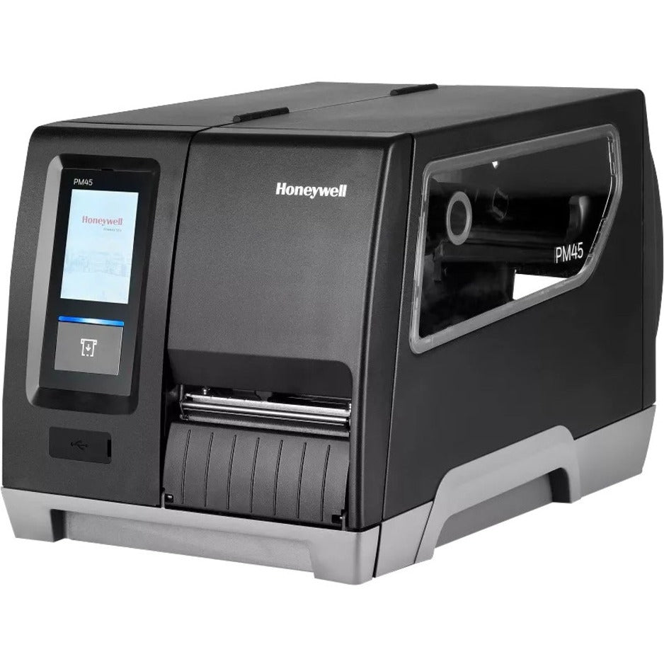 Honeywell PM45A10NA0030301 PM45A Thermal Transfer Printer, Full Touch Display, Ethernet, RFID, US Power Cord