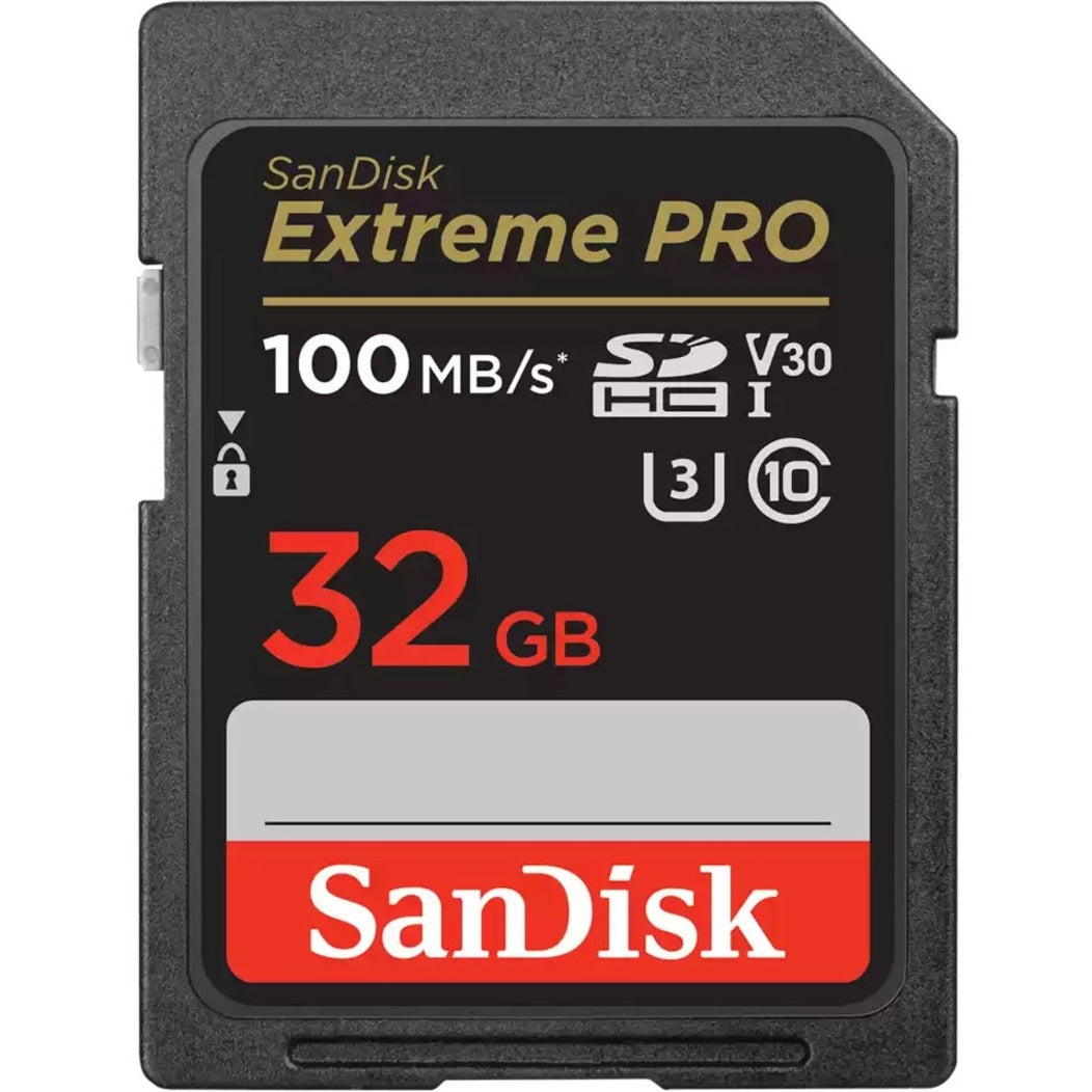 SanDisk SDSDXXO-032G-ANCIN 32GB Extreme PRO Kartu SDHC 100/90MB/s RW Kelas 10/UHS-I (U3) V30