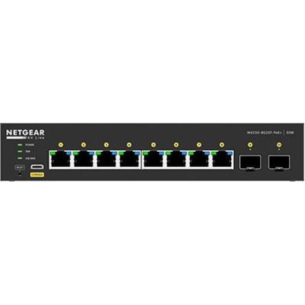 Front panel port layout of M4250 switch