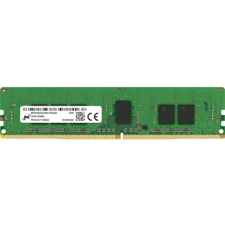 Crucial 16GB DDR4-3200 ECC Registered Server Memory Module with green PCB design-alternate-image1