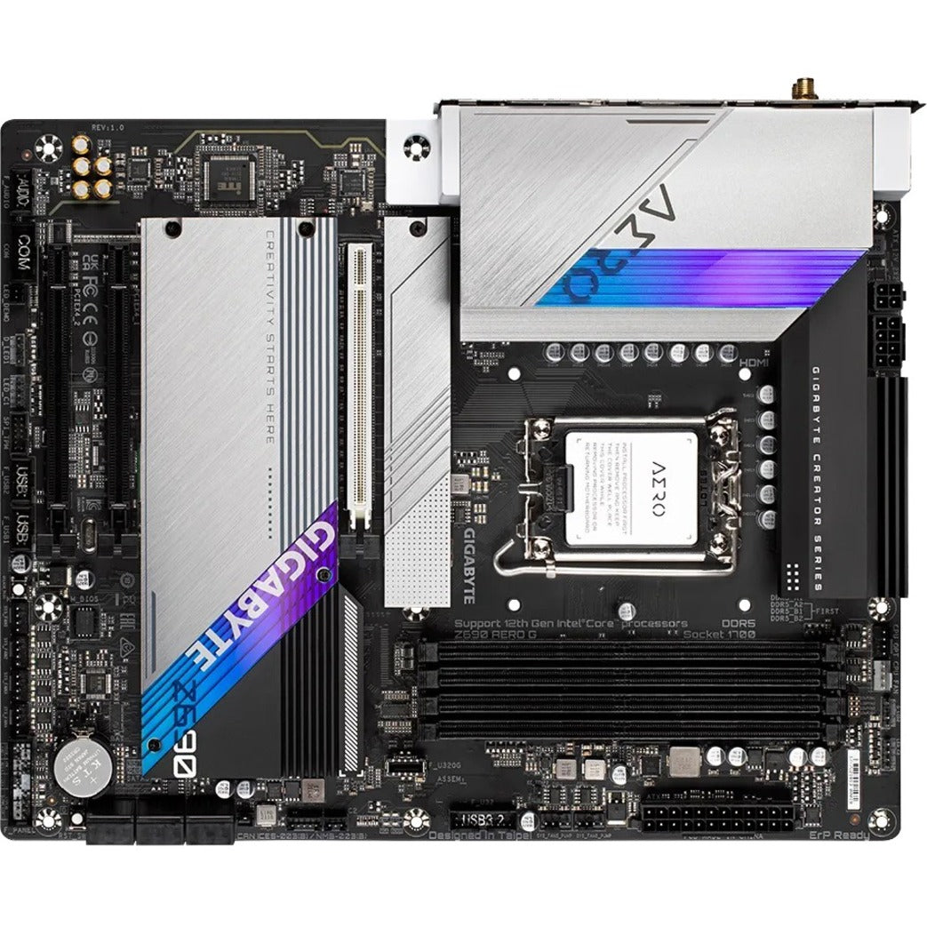 Gigabyte Z690 AERO G Gaming Desktop Motherboard - Intel Optane Memory Ready, ATX