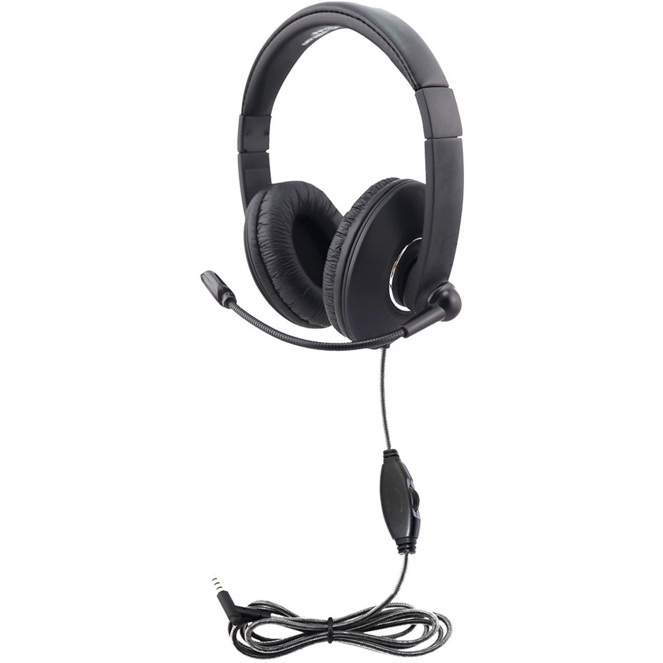 Hamilton Buhl STM2BK Smart-Trek Mini Headset With In-Line Volume Control and 3.5mm TRRS Plug Adjustable Headband Noise Isolation  ブランド名: ハミルトン·ブール  ハミルトン ブール STM2BK スマート トレック ミニ ヘッドセット インライン ボリューム コントロール 3.5mm TRRS プラグ アジャスタブル ヘッドバンド ノイズ アイソレーション