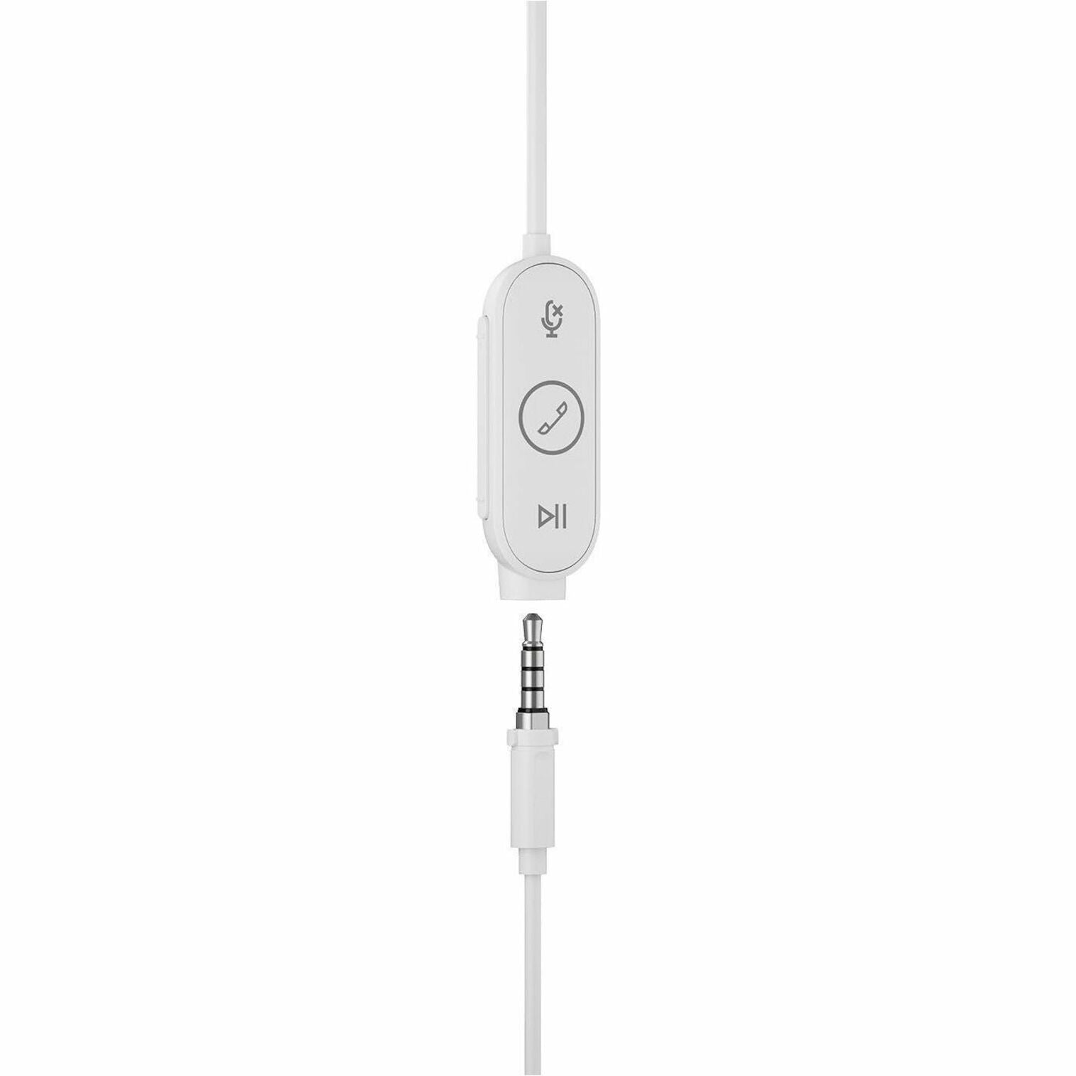Logitech 981-001134 Zone Fil Bouchon Écouteurs Binaural Earset avec Microphone antibruit Connecteur USB-C Rose
