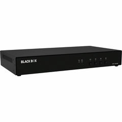 Boîte de commutation KVM Black Box KVS4-1004VM 4 ordinateurs HDMI/DisplayPort USB conforme TAA