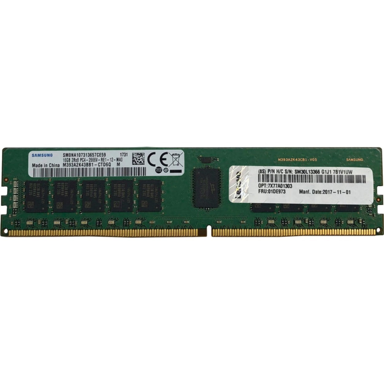 Lenovo DCG Teile 7X77A01302 16GB TruDDR4 Arbeitsspeichermodul 2666 MHz RAM für PC/Server