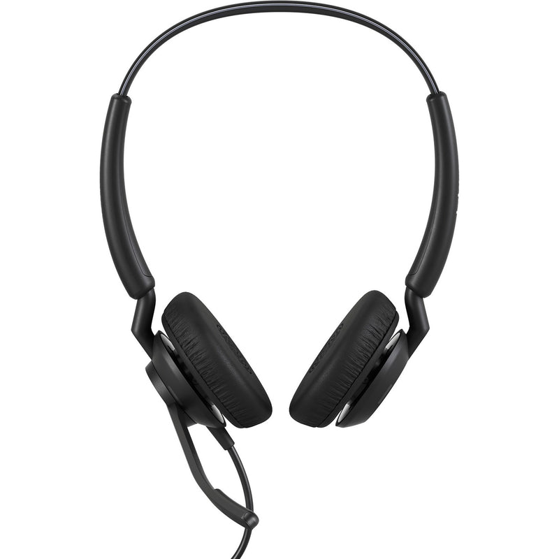 Front view of Jabra ENGAGE 40 headset showing dual earpiece design and cushioning