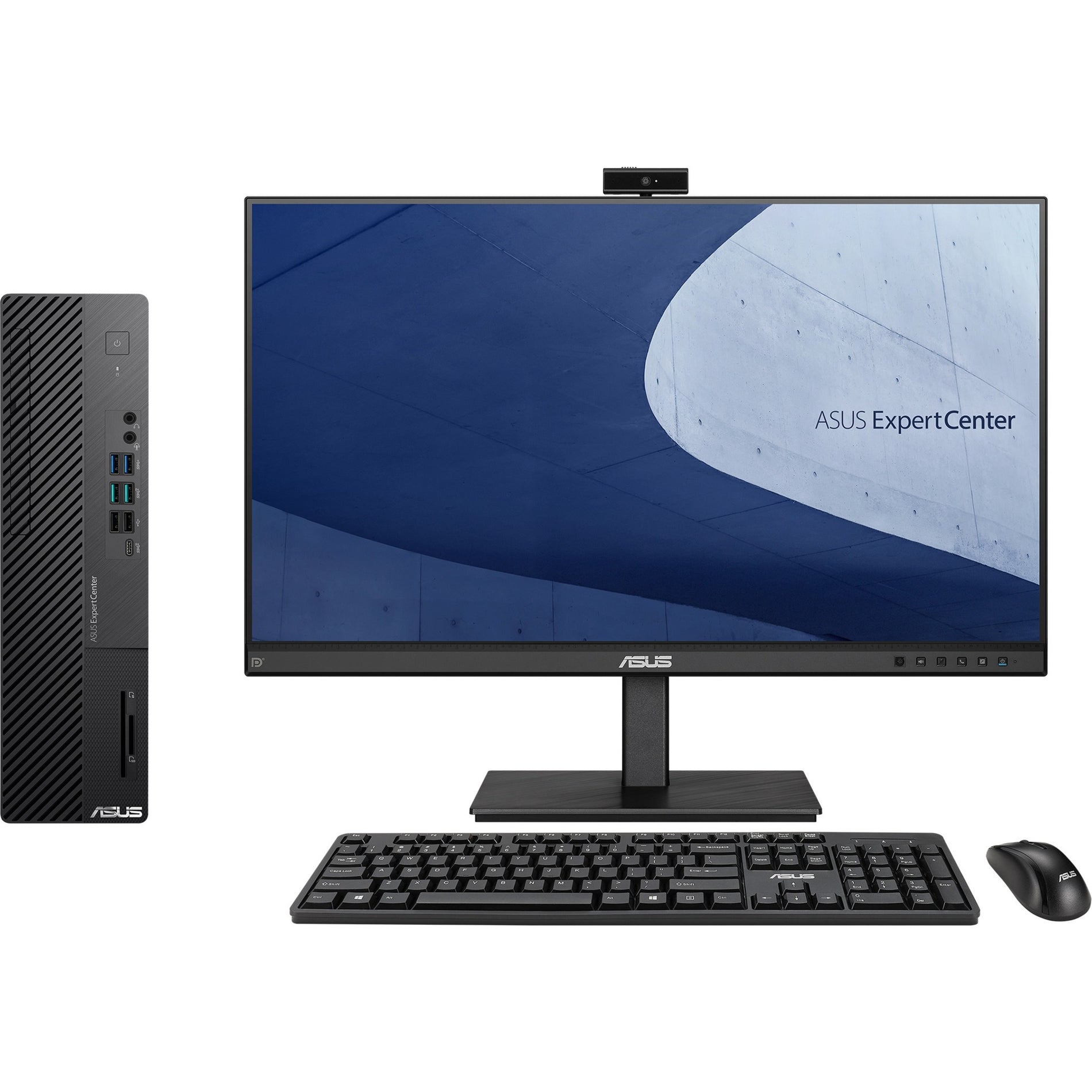 Full setup of ASUS ExpertCenter with monitor and peripherals-alternate-image8