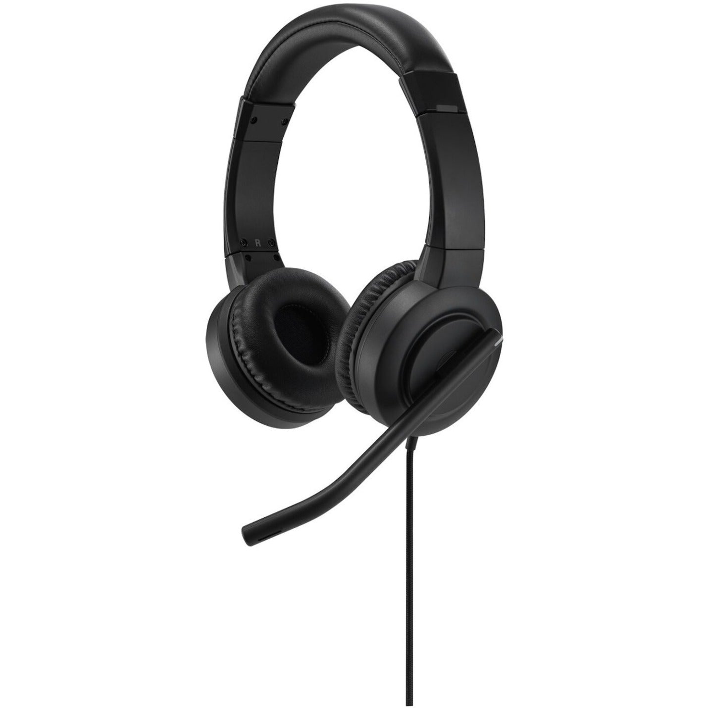 Kensington H1000 USB-C On-Ear Headset, Noise Cancelling Directional Mic, 40mm Drivers, LED Busy Light, Video Conferencing for PC/Mac, 6ft Braided Cable - K83450WW (2 Year Warranty)