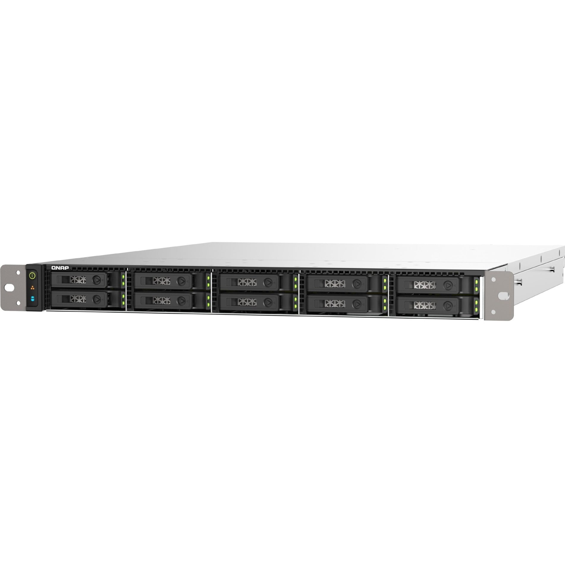 QNAP TS-H1090FU-7302P-128G SAN/NAS Storage System TS-H1090FU-7302P-128G-US, 128GB DDR4, 10-Bay, 550W PSU