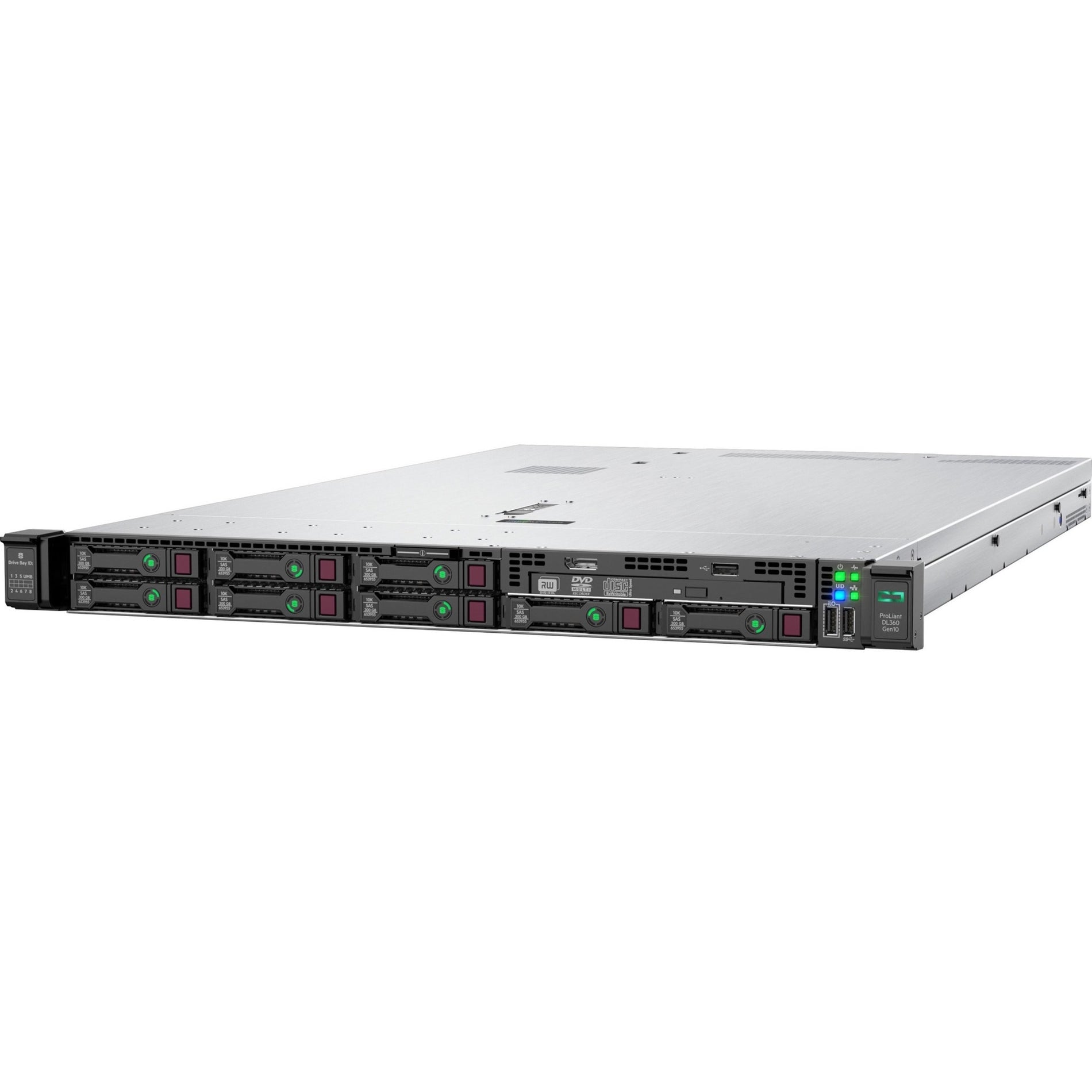 HPE P56953-B21 ProLiant DL360 G10 1U Rack Server, Intel Xeon Gold 6226R 2.90 GHz, 32 GB RAM, Serial ATA, 12Gb/s SAS Controller