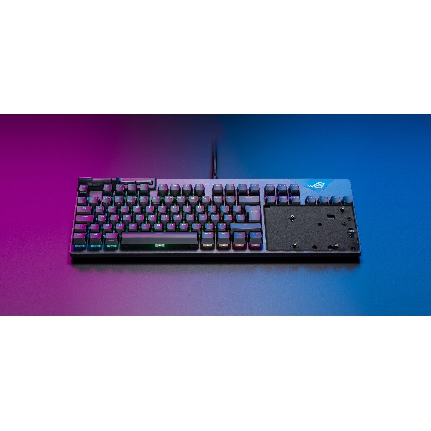 Asus XA08 STRIX FLARE II/NXBL/US/PBT Strix Flare II Gaming Keyboard, RGB LED Backlight, Mechanical Keys, USB 2.0