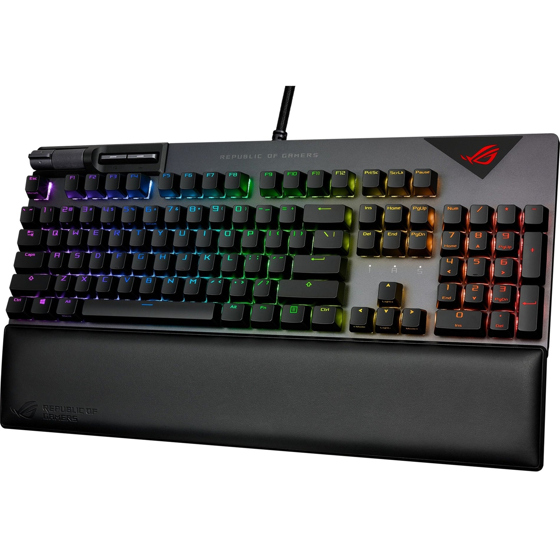 Asus XA08 STRIX FLARE II/NXBL/US/PBT Strix Flare II Gaming Keyboard, RGB LED Backlight, Mechanical Keys, USB 2.0