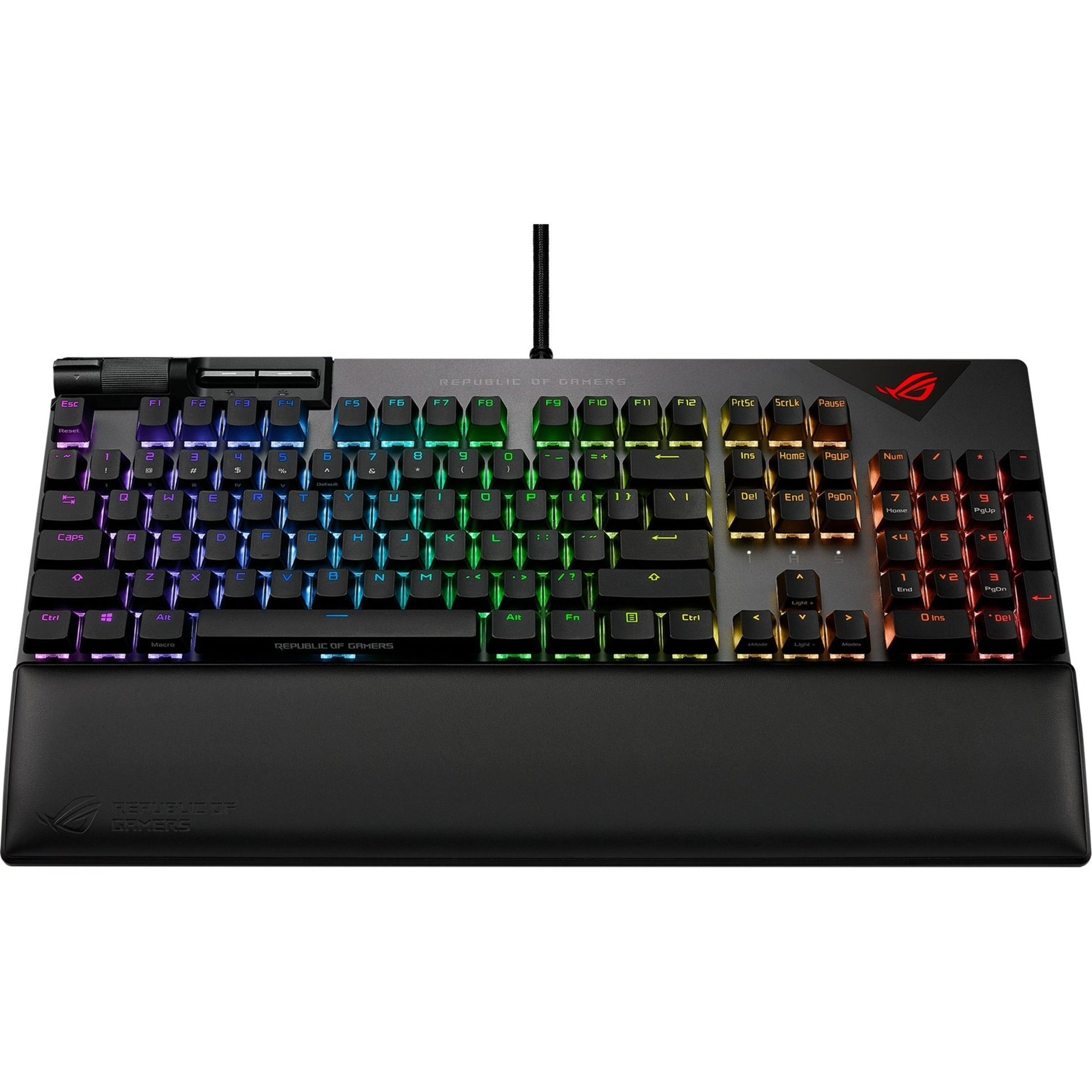 Asus XA08 STRIX FLARE II/NXBL/US/PBT Strix Flare II Gaming Keyboard, RGB LED Backlight, Mechanical Keys, USB 2.0