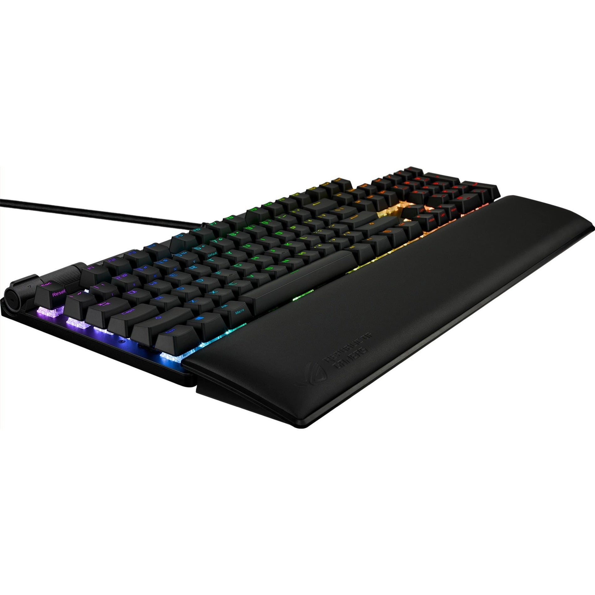 Asus XA08 STRIX FLARE II/NXRD/US/PBT Strix Flare II Gaming Keyboard, RGB LED Backlight, Mechanical Keys, USB 2.0