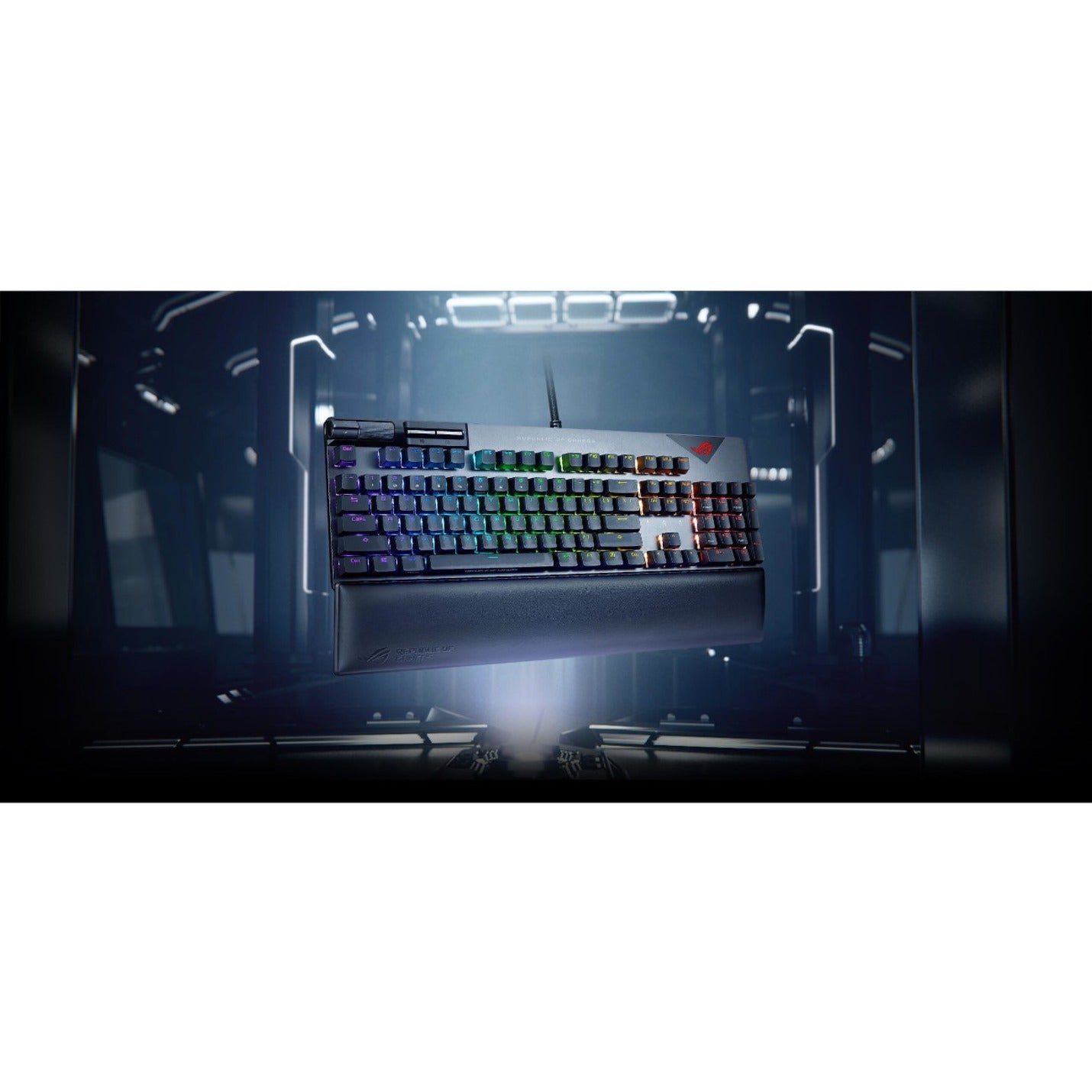 Asus XA08 STRIX FLARE II/NXRD/US/PBT Strix Flare II Gaming Keyboard, RGB LED Backlight, Mechanical Keys, USB 2.0