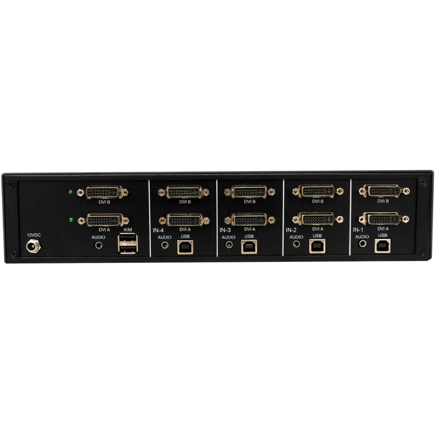 Tripp Lite B002-DV2A4-N4 Sicuro KVM Switch 4-Port Dual-Head DVI a DVI NIAP PP4.0 TAA Risoluzione Video Massima 2560 x 1600 Garanzia di 3 Anni