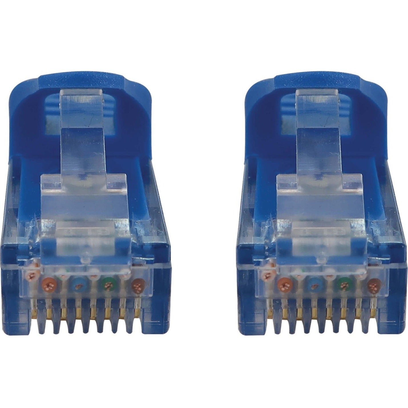 Detailed view of RJ45 connector pins showing gold-plated contacts-alternate-image3