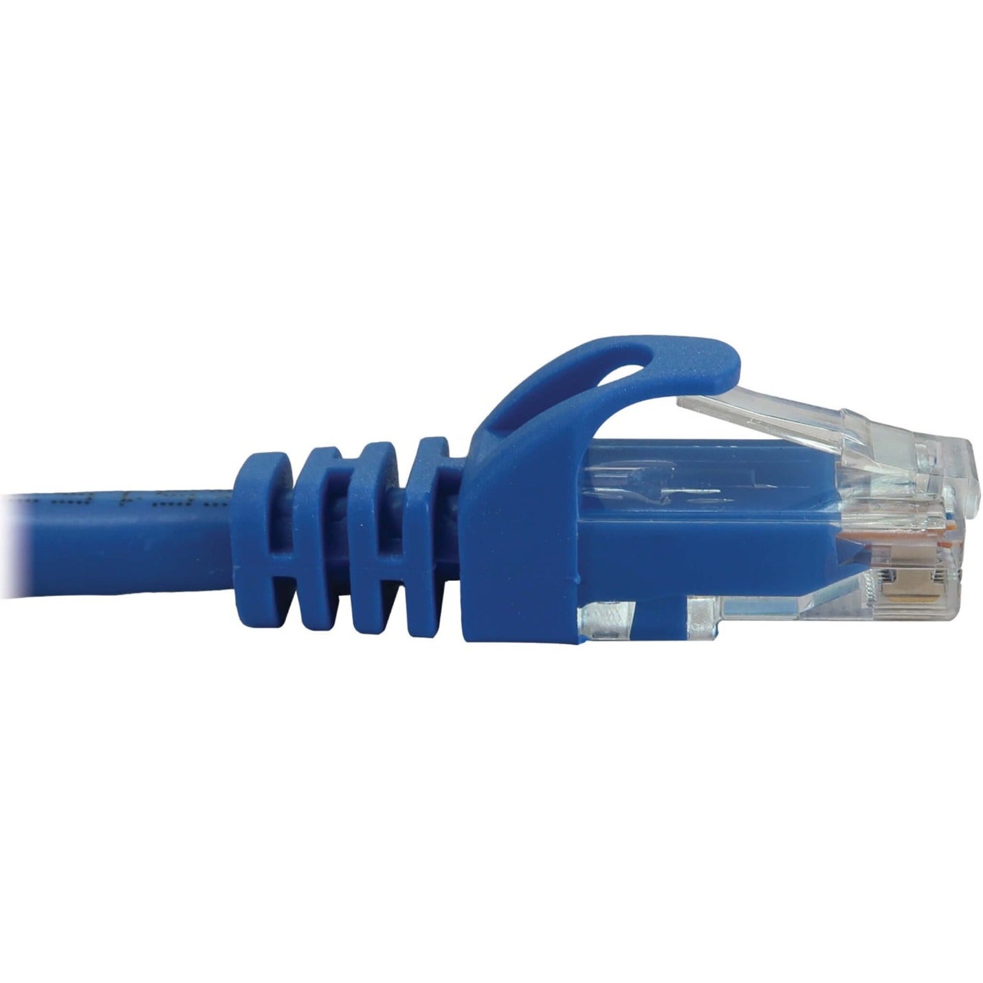 كابل شبكة Tripp Lite N261-002-BL Cat.6a UTP، 2 قدم أزرق، 10G PoE، خالي من العوائق