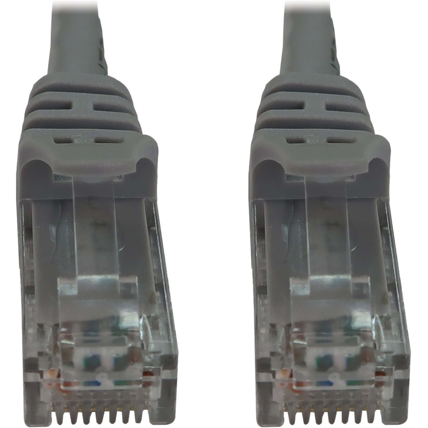 Tripp Lite N261-002-GY สายเคเบิลเครือข่าย Cat.6a UTP 2ฟุต สีเทา 10G PoE แบบไม่เก็บสาย