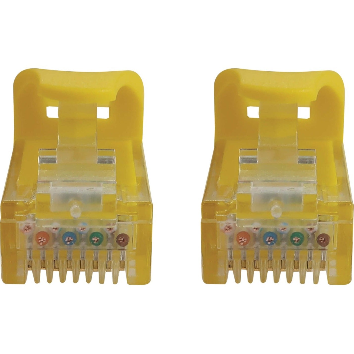 Tripp Lite N261-002-JA Câble Réseau Cat.6a UTP 061 m Jaune 10G PoE Moldé Antidérapant