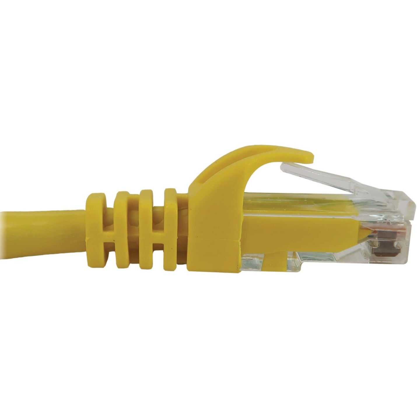 Tripp Lite N261-010-YW Cat.6a UTP Network Cable, 10ft Yellow, 10G PoE, Snagless Molded