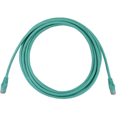 Tripp Lite Cat6a UTP Network Cable, 10G PoE Snagless Molded, High-Speed Data Transfer, Gold-Plated RJ45 M/M Connectors, Supports Network Devices, Aqua 15ft - N261-015-AQ (Lifetime Warranty)