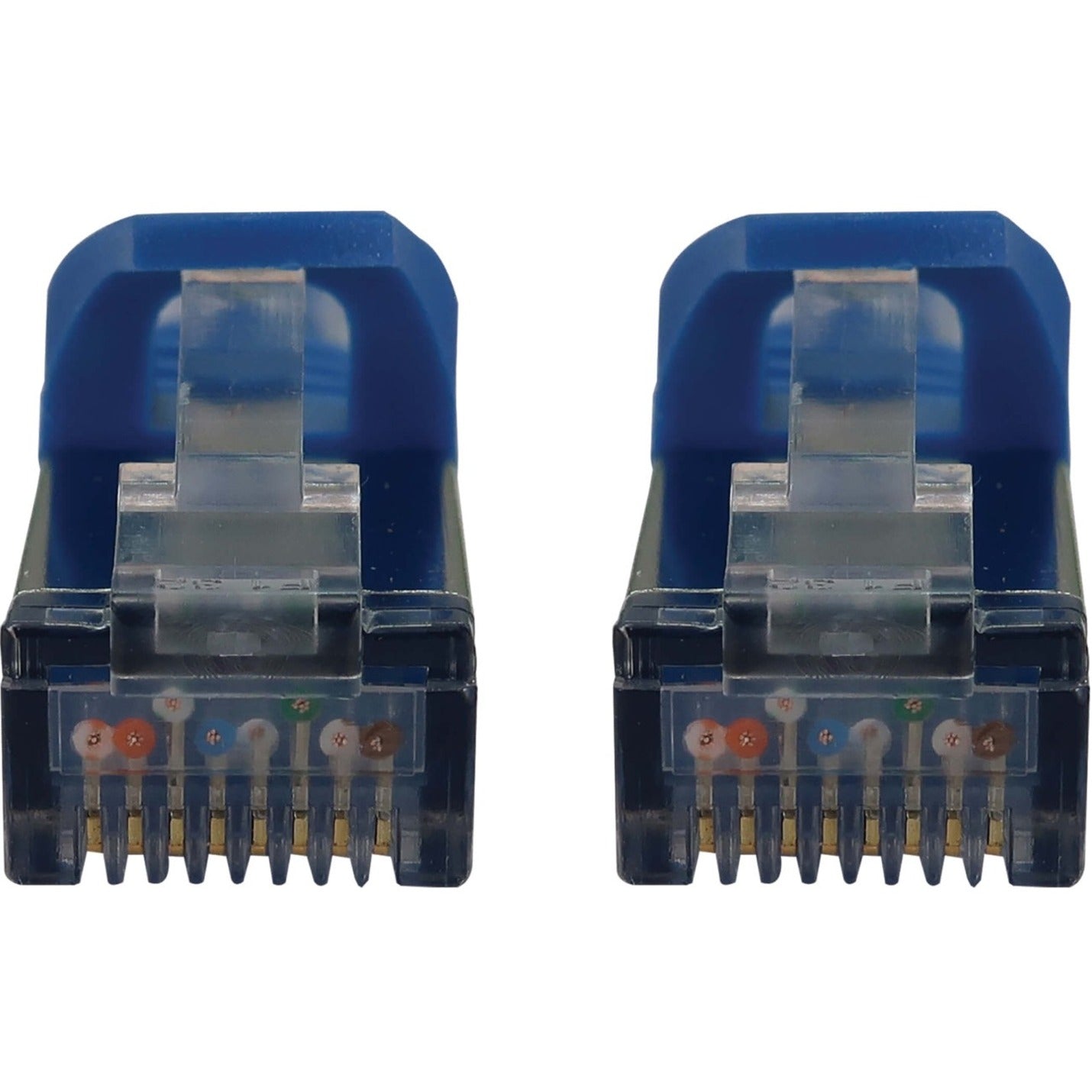 Tripp Lite N262-S01-BL Cat6a STP Patch Network Cable 10G PoE Blue 1ft  트립 라이트 N262-S01-BL Cat6a STP 패치 네트워크 케이블 10G PoE 파란색 1피트