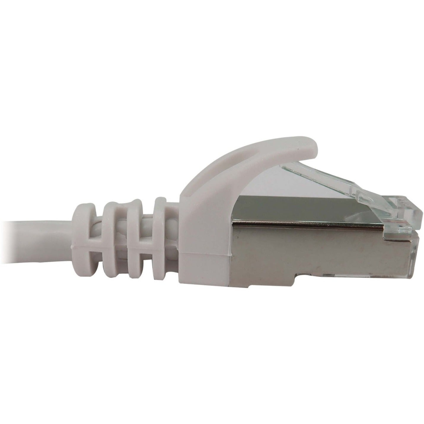 Tripp Lite N262-S01-WH Cat6a STP Patch Network Cable 10G Snagless Shielded 1ft White  Tripp Lite N262-S01-WH Cavo di Rete Patch Cat6a STP 10G Schermato Senza Inceppamento 1ft Bianco