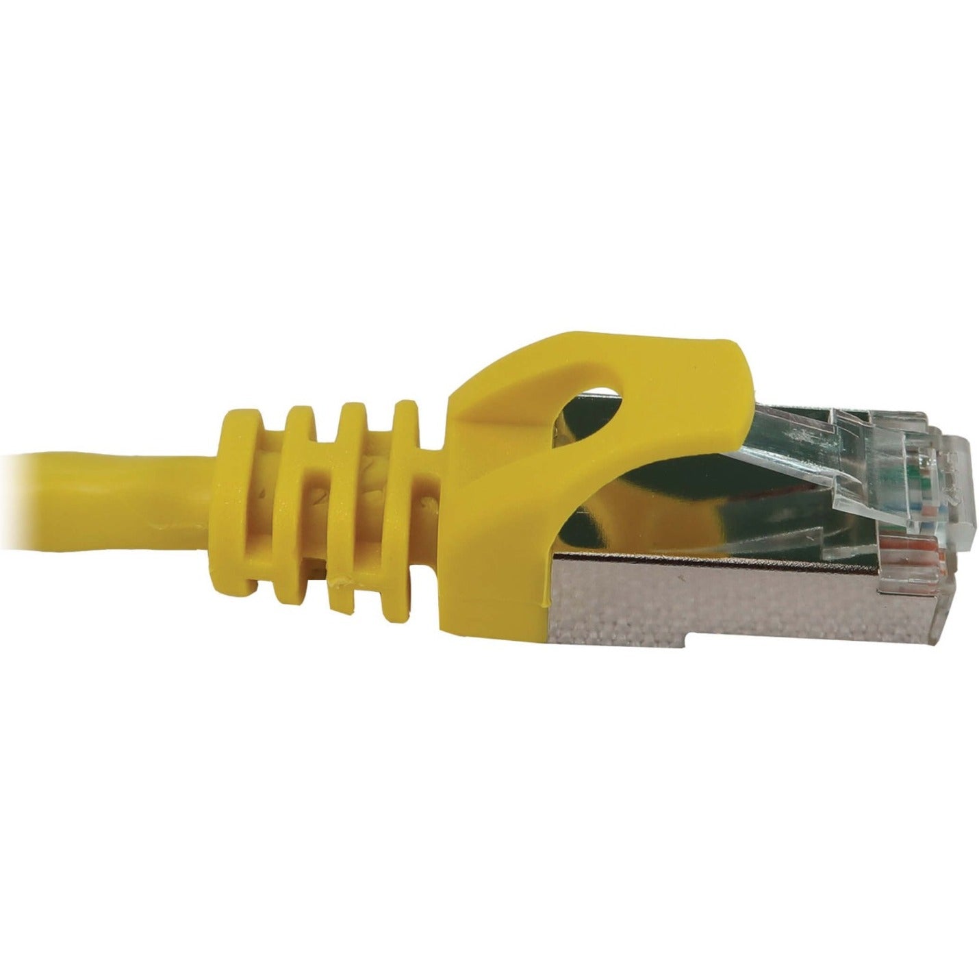 特性：Tripp Lite N262-S01-YW Cat6a STP Patch网络电缆，1ft，10G，防抓挠，屏蔽，黄色 品牌：Tripp Lite 的中文翻译：特力皮