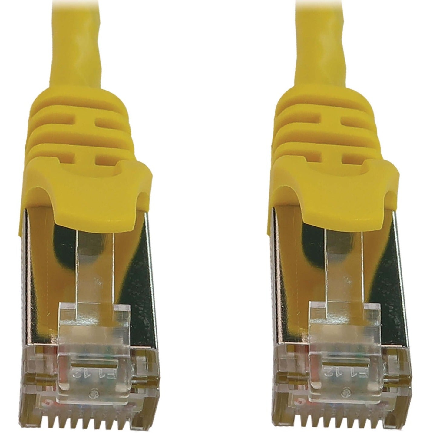 Tripp Lite N262-S01-YW Cat6a STP Patch Network Cable, 1ft, 10G, Snagless, Shielded, Yellow