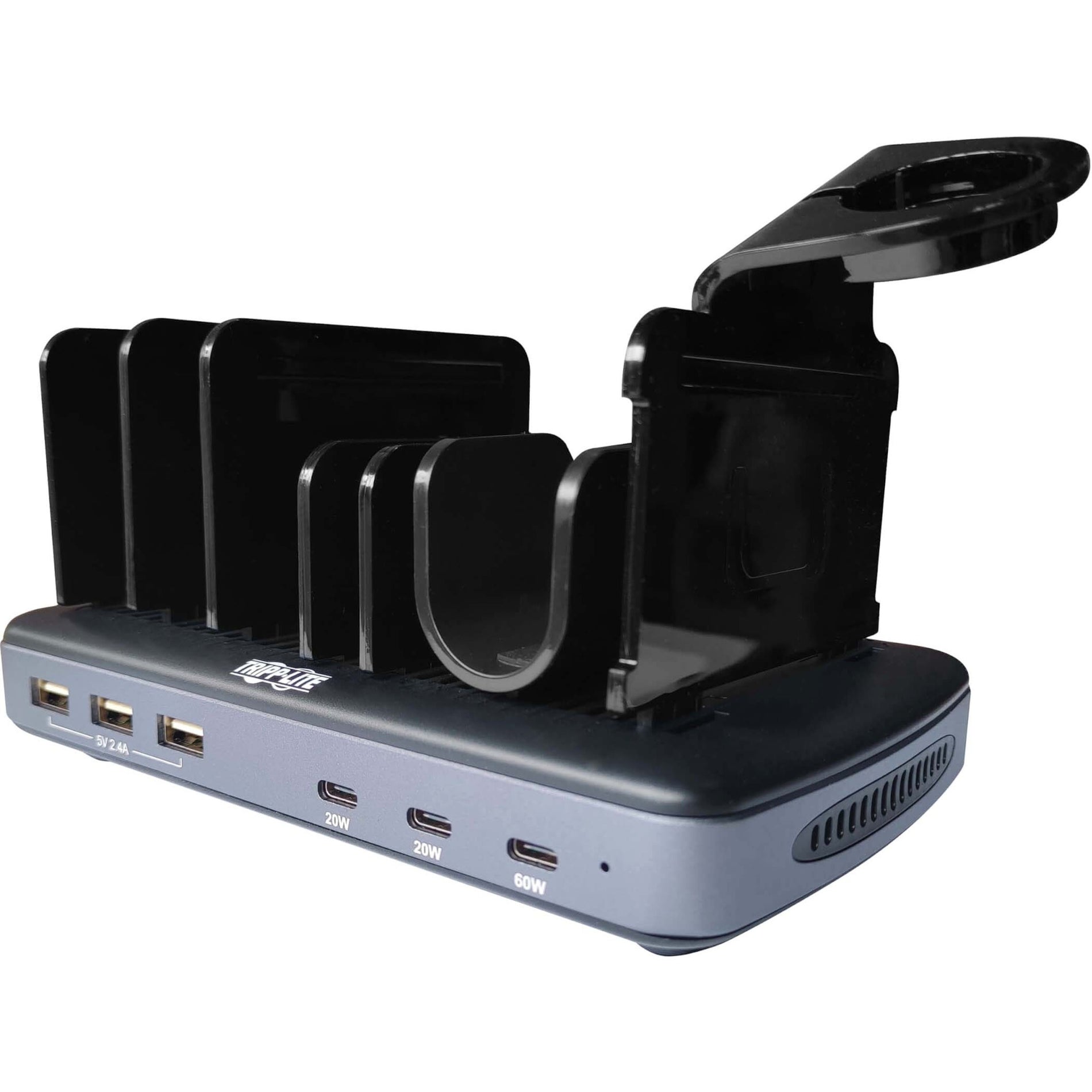 Tripp Lite U280-006-C3A-ST USB-Ladestation 6-Port 3x USB C 3x USB-A mit Aufbewahrungsplatz