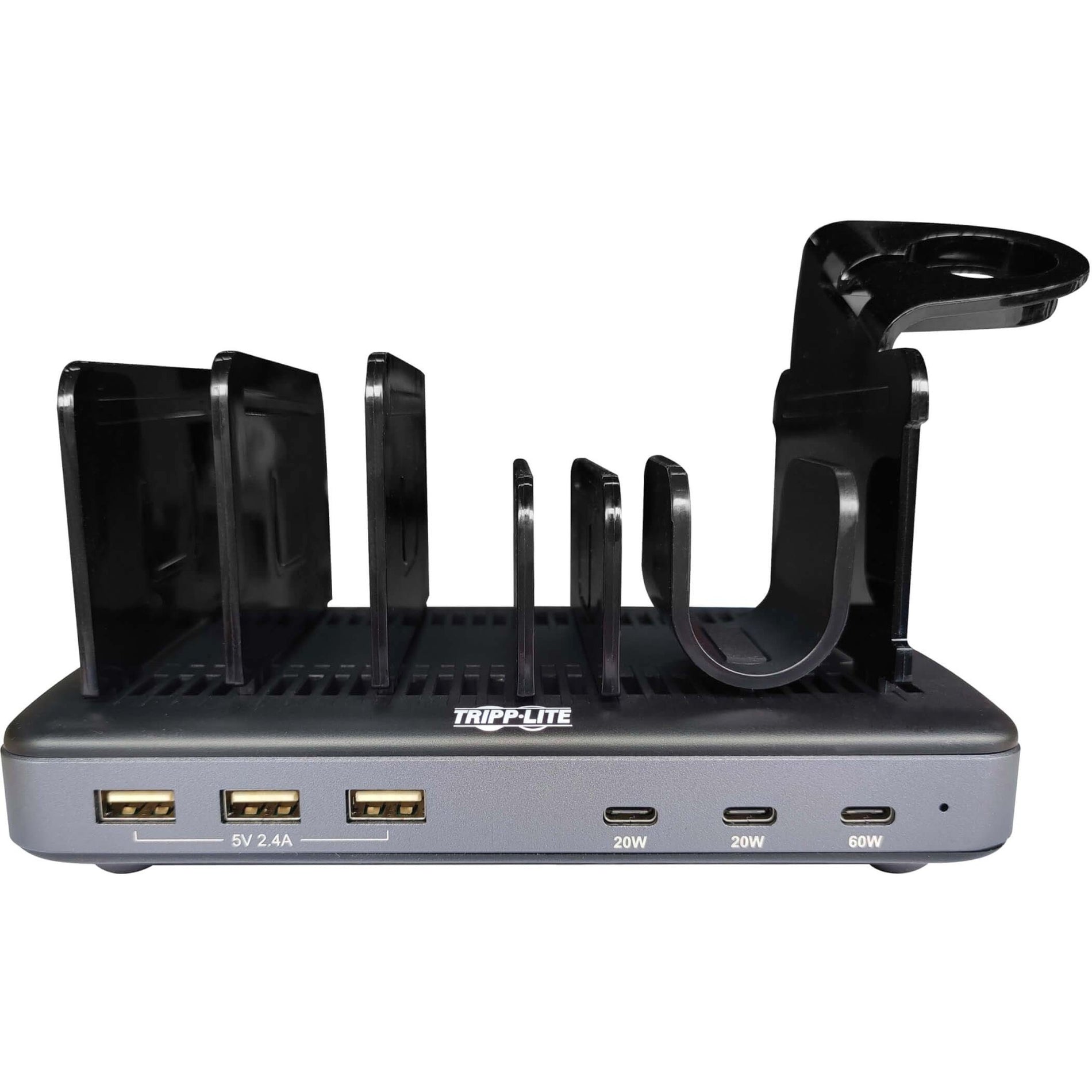 Tripp Lite U280-006-C3A-ST USB Oplaadstation 6-poort 3x USB C 3x USB-A met opslagruimte.