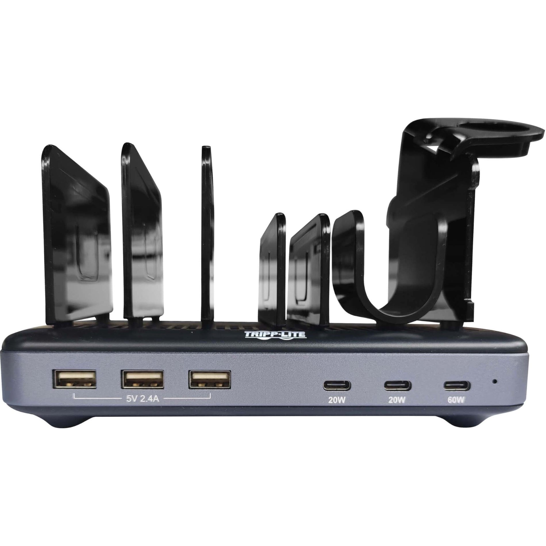 Tripp Lite U280-006-C3A-ST USB-laddningsstation 6-port 3x USB C 3x USB-A med lagringsutrymme