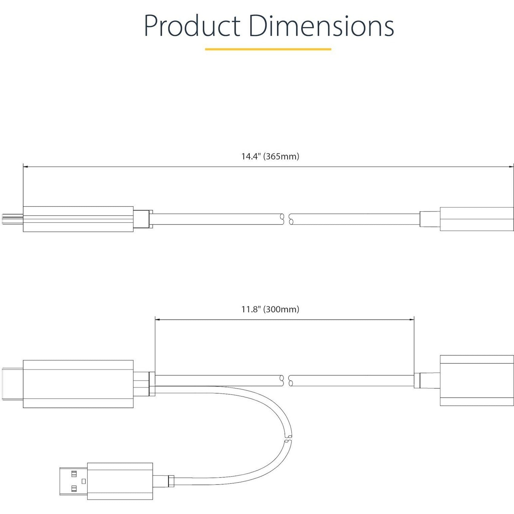 StarTech.com อะแดปเตอร์ HDMI เป็น DisplayPort 128-HDMI-DISPLAYPORT 4K 60Hz HDR พลังงานจาก USB