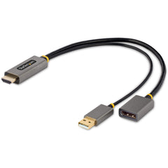 ستار تيك دوت كوم 128-HDMI-DISPLAYPORT محول HDMI إلى DisplayPort، 4K 60Hz HDR يعمل بالطاقة من USB