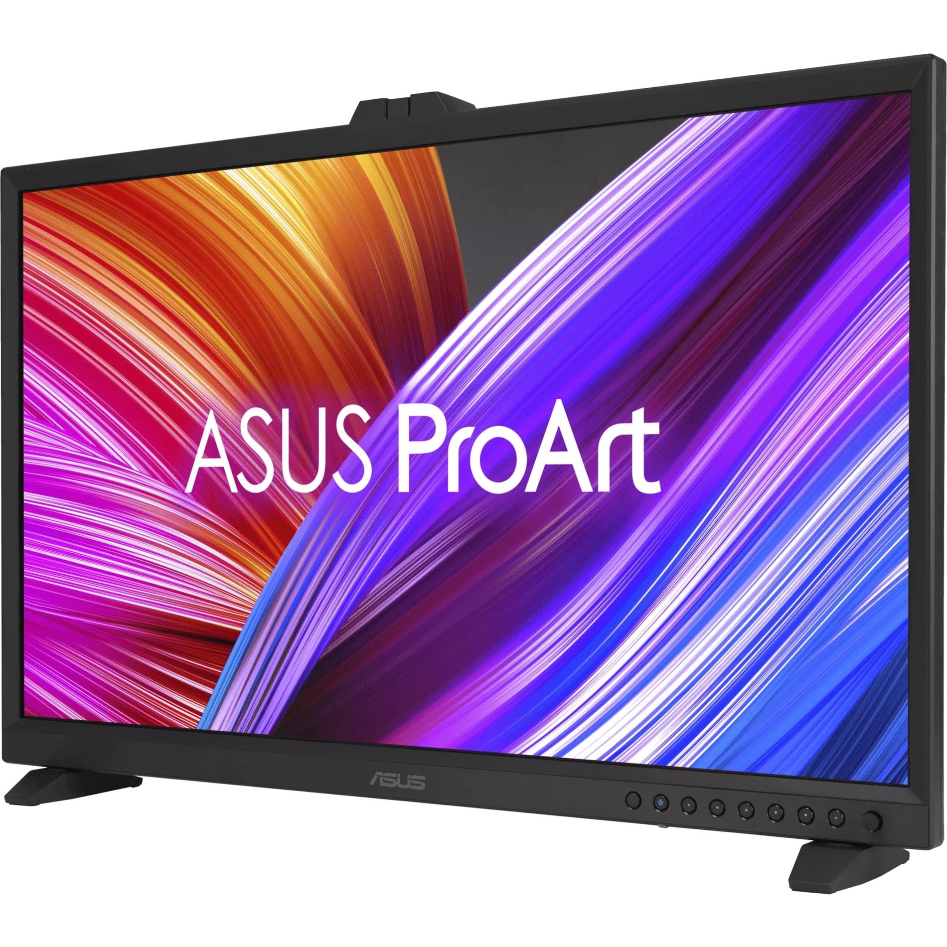 Angled view of ASUS ProArt PA32DC showing display quality and professional design-alternate-image15