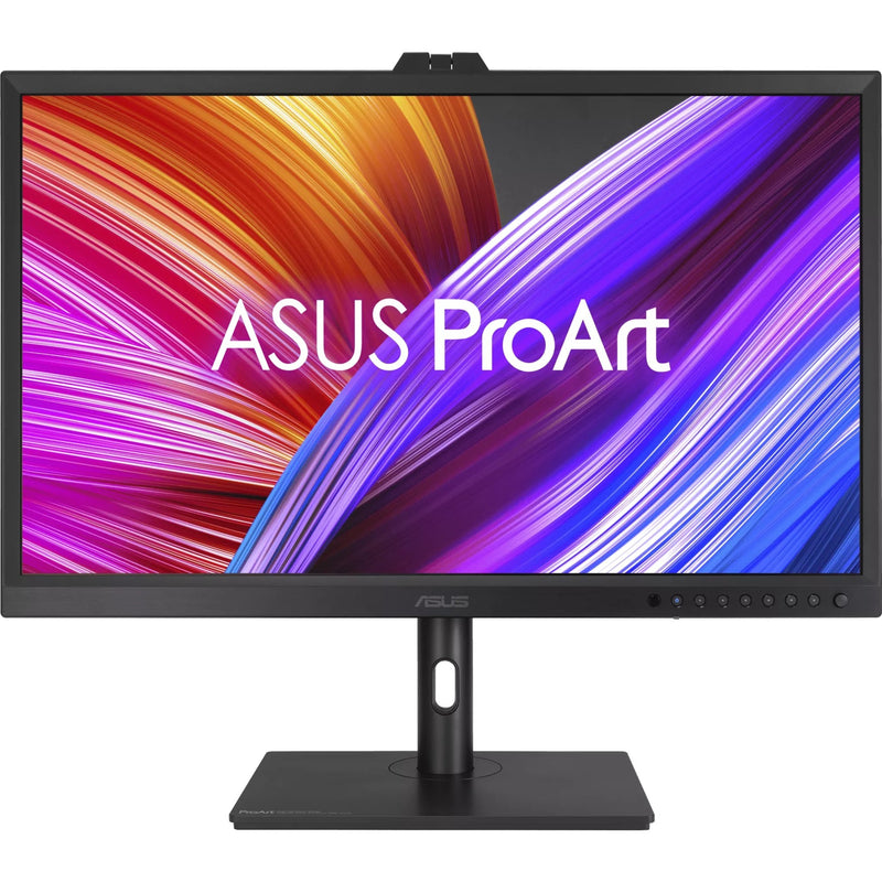 Front view of ASUS ProArt PA32DC showing clean design and control placement