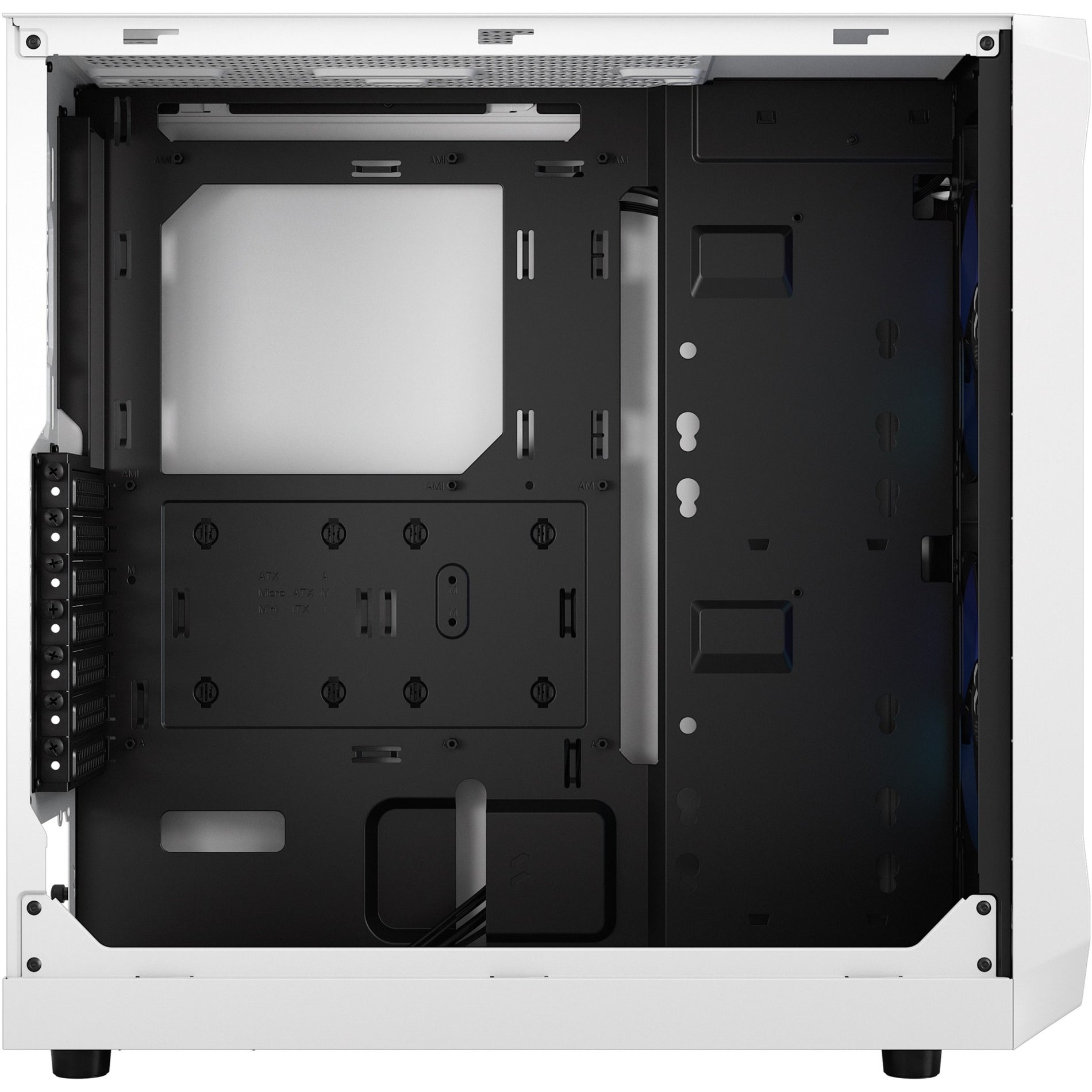 Cable management system view of Focus 2 RGB case-alternate-image11