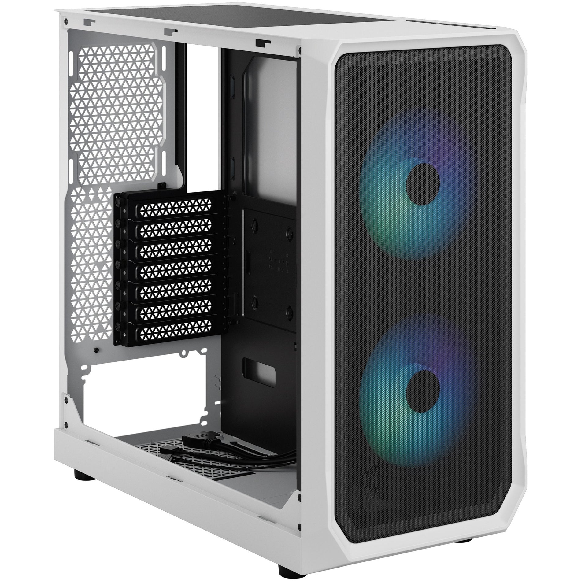 Interior view of Focus 2 RGB case showing storage mounting options-alternate-image10