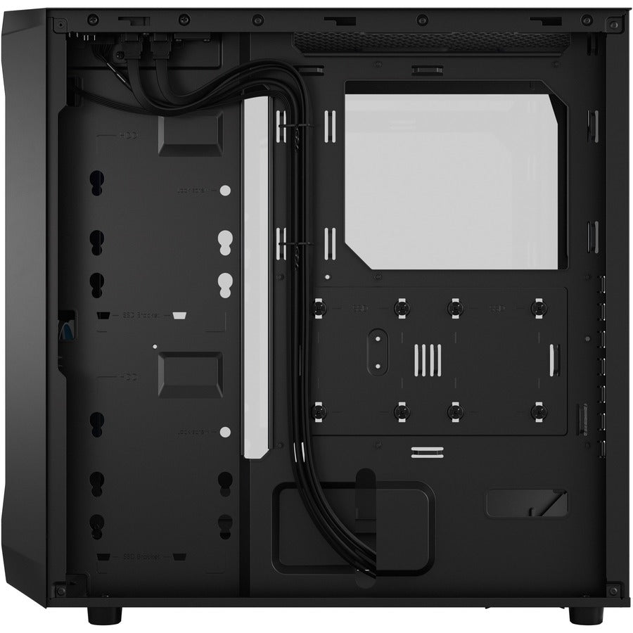 Fractal Design FD-C-FOC2A-03 Focus 2 RGB Computer Case, Tempered Glass, Black, 2 Year Warranty