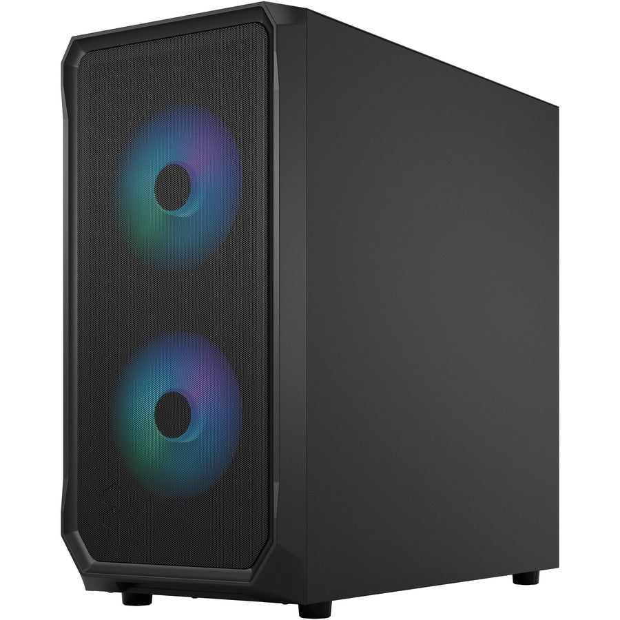 Fractal Design FD-C-FOC2A-03 Focus 2 RGB Computer Case, Tempered Glass, Black, 2 Year Warranty