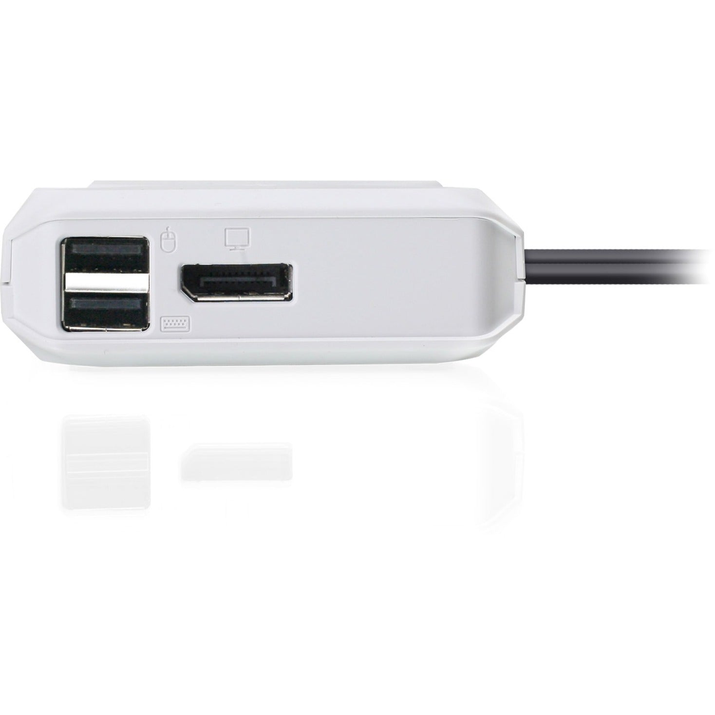 IOGEAR GCS72CC 2-Port 4K مفتاح KVM USB-C مع إخراج DisplayPort، و توصيل وتشغيل، وتوصيل الطاقة من الحافلة