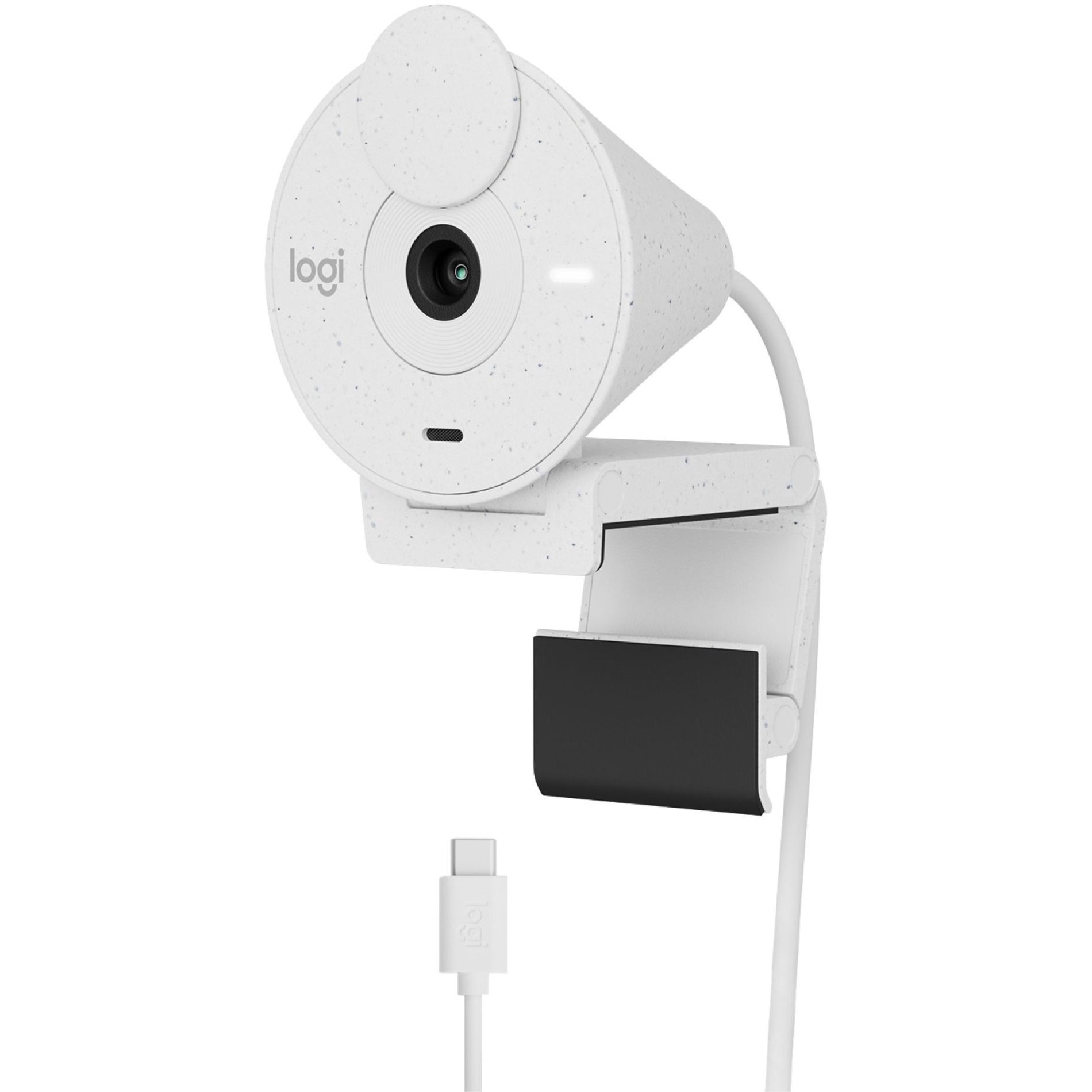 Logitech 960-001441 Brio Webcam, 2 Megapixel, USB Type C, Off White