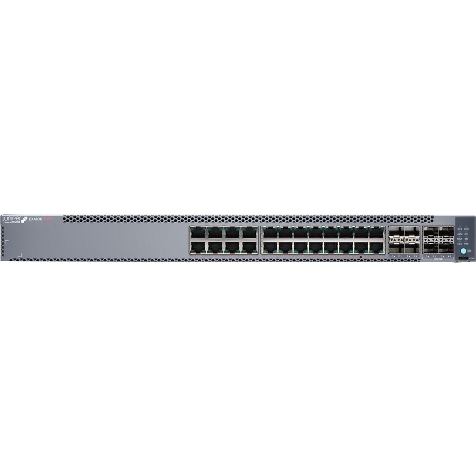 Juniper EX4100-24T Ethernet Switch, Gigabit Ethernet, 24 Ports, SFP+ Uplink