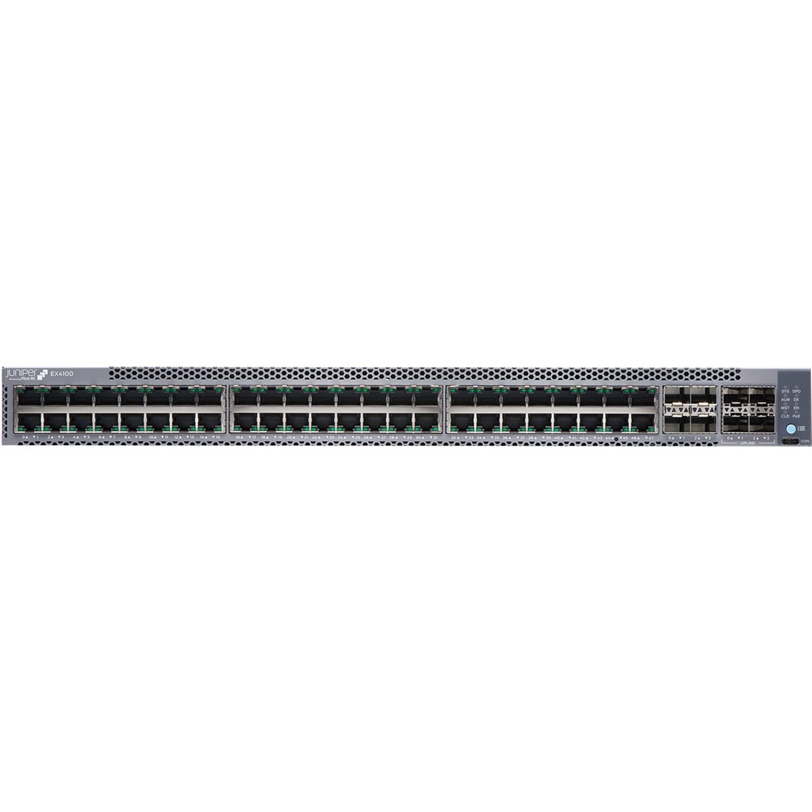 Juniper EX4100-48T-AFI Ethernet Switch, Gigabit Ethernet, 48 Ports, 10/100/1000Base-T, 10/25 Gigabit Ethernet Uplink [Discontinued]