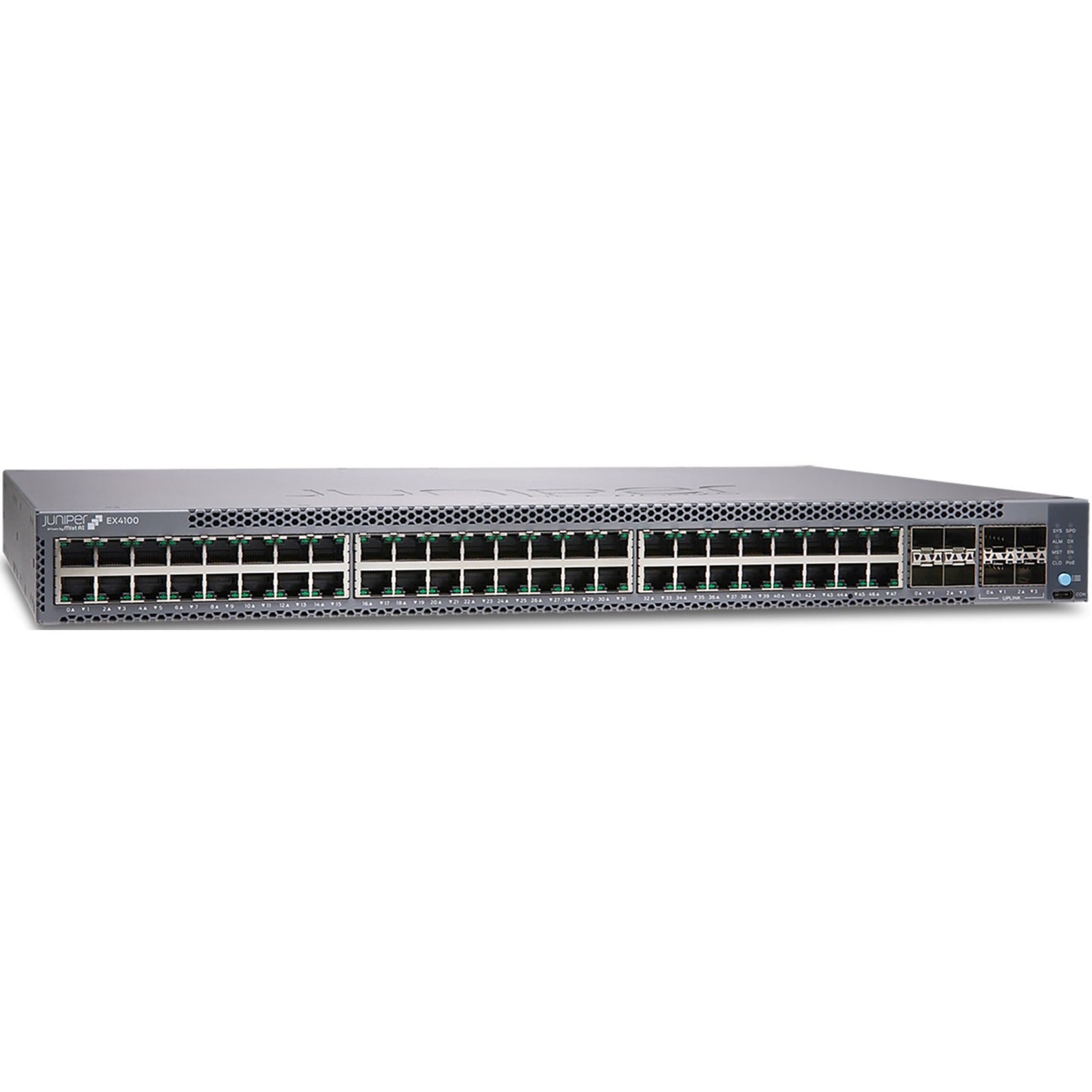 Juniper EX4100-48T-AFI Ethernet Switch, Gigabit Ethernet, 48 Ports, 10/100/1000Base-T, 10/25 Gigabit Ethernet Uplink [Discontinued]