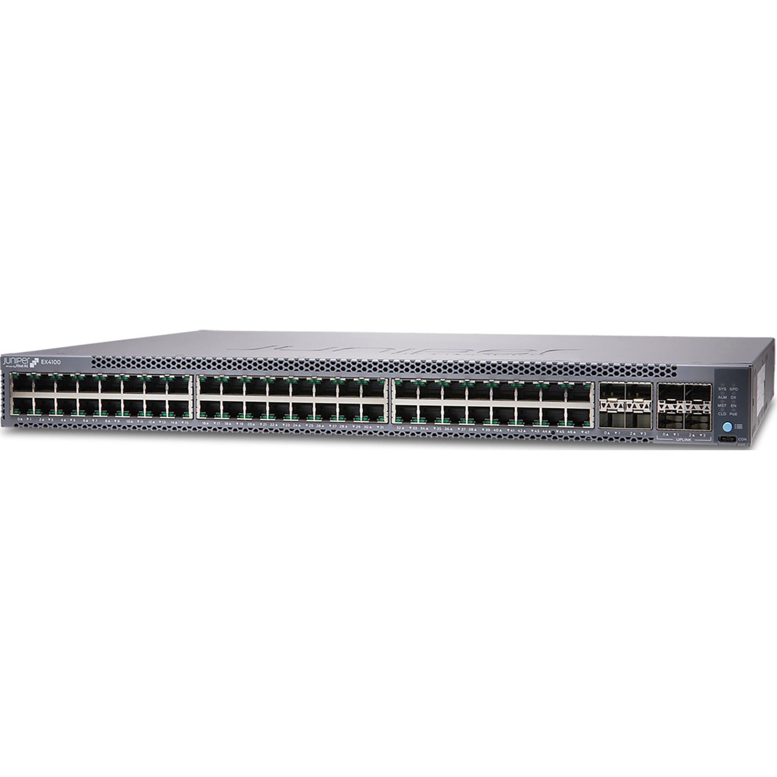 Juniper EX4100-48T-AFI Ethernet Switch, Gigabit Ethernet, 48 Ports, 10/100/1000Base-T, 10/25 Gigabit Ethernet Uplink [Discontinued]