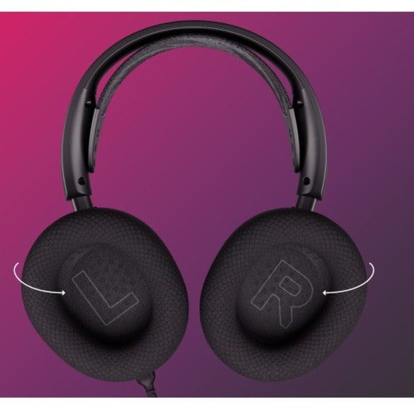 SteelSeries 61631 Arctis Nova 3 Gaming Headset Bequem Langlebig RGB-Licht Tiefe Bässe Leicht