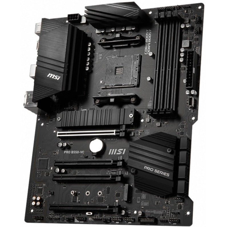 MSI B550PROVC Pro B550-VC Gaming Desktop Motherboard, AMD B550 Chipset, Socket AM4, ATX