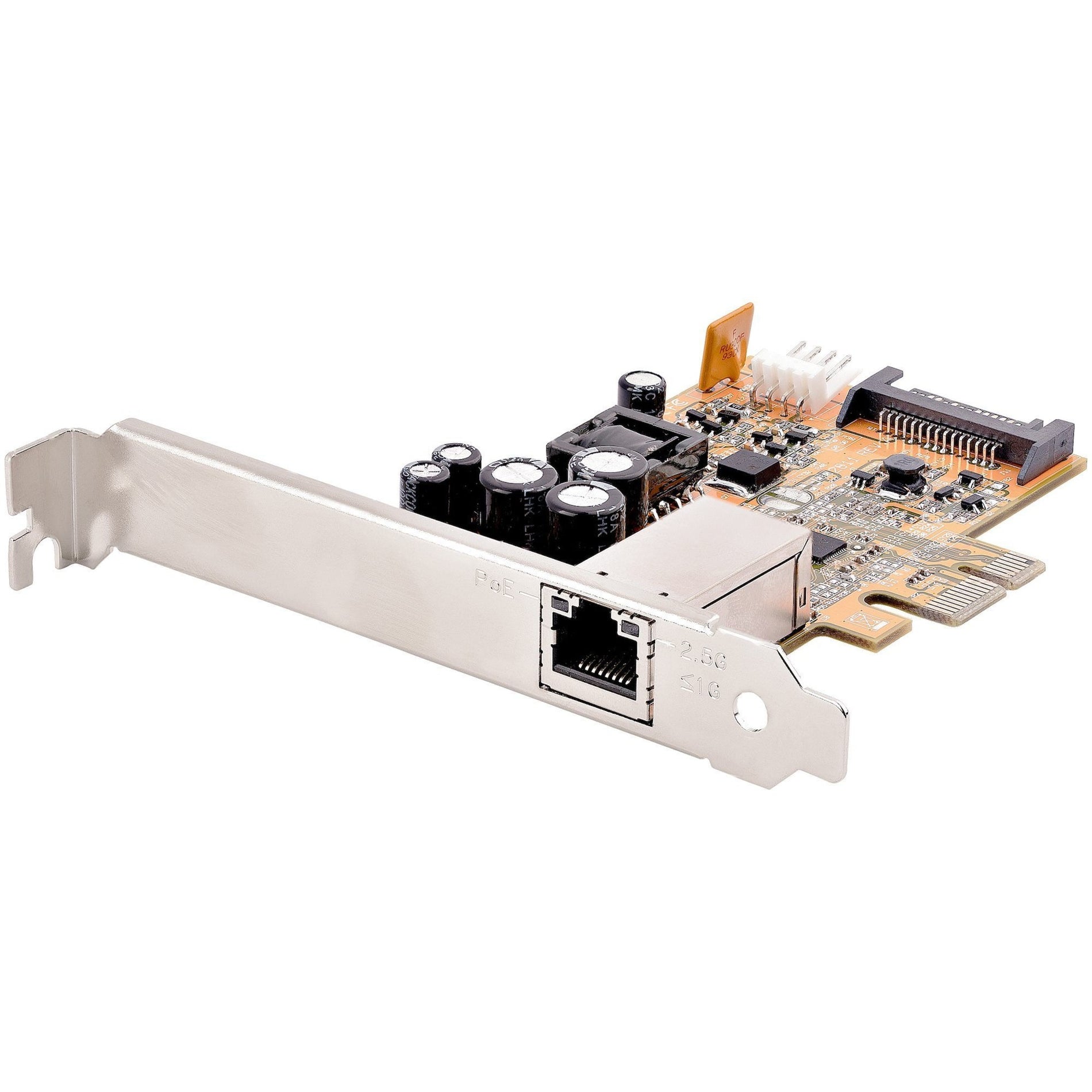 StarTech.com ST1000PEXPSE 2.5Gigabit Ethernet Adapter, 30W PCIe PoE Network Card